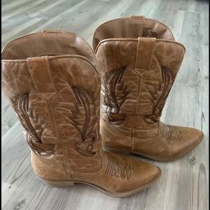 Woman’s cowgirl boots